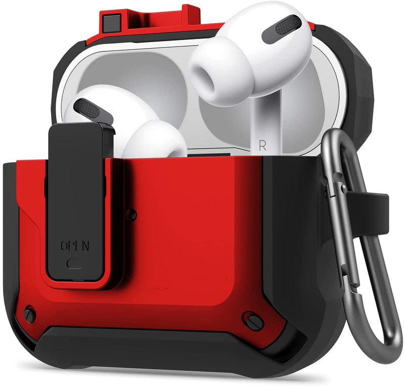 Luxury Armor Rugged Protective Case Cover  Shockproof Earphones Cover Air-pods PRO case
