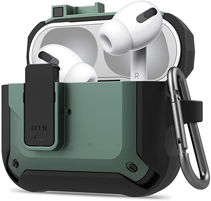 Luxury Armor Rugged Protective Case Cover  Shockproof Earphones Cover Air-pods PRO case