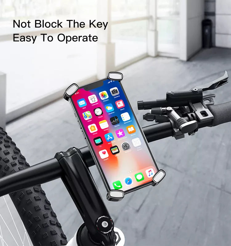 Bike Bicycle Phone Holder For iPhone Samsung Motorcycle Mobile Cellphone Holder GPS Mount Bracket