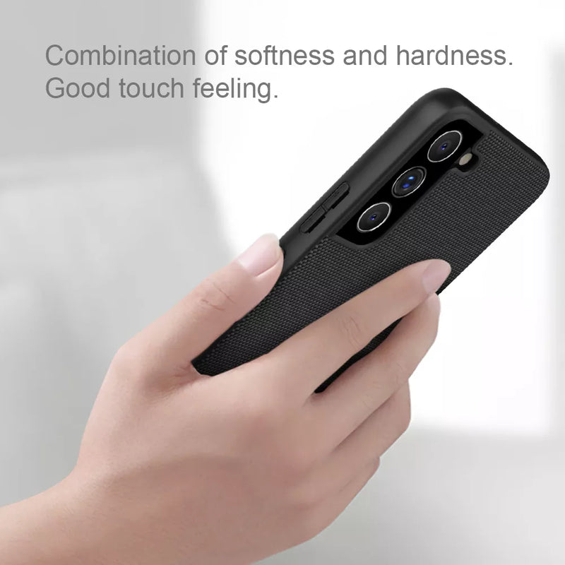 TPU PC Shockproof   Textured Protective  Phone Case Cover  Samsung S22/S22+/S22 Ultra