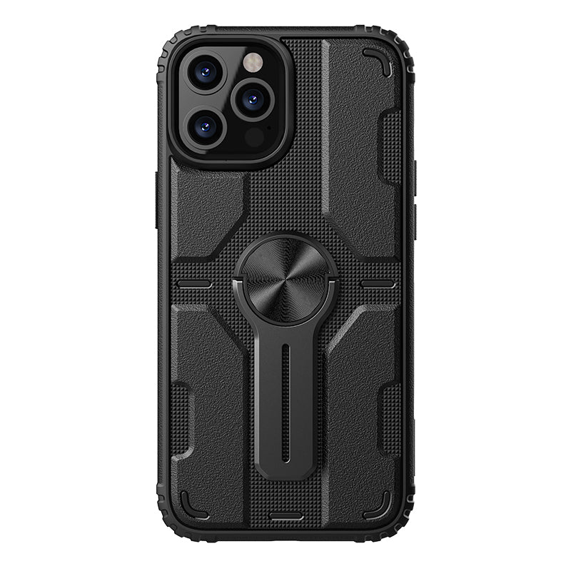 TPU+PC Shockproof Cell Phone Case With Removable Metal Phone Accessories Medley Case Cover for iPhone