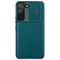 Qin Pro Leather phone Case with Cards Wallet Slide Lens Protector for Samsung Galaxy S22 series