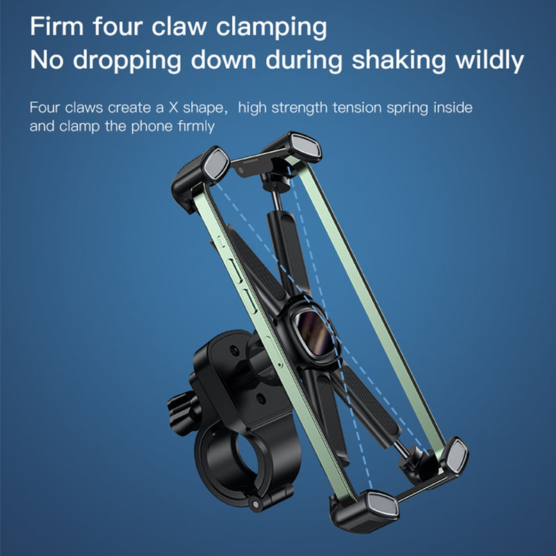 Bike Bicycle Phone Holder For iPhone Samsung Motorcycle Mobile Cellphone Holder GPS Mount Bracket