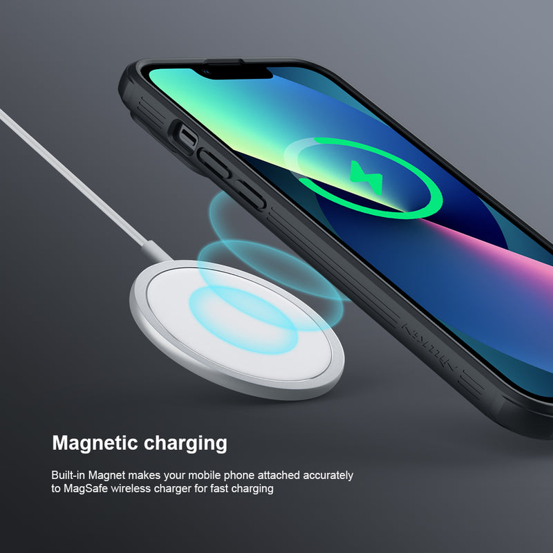 Texture Pro Magnetic Case with Lens Slide Cover shockproof for iPhone 13/13 pro/13 pro max